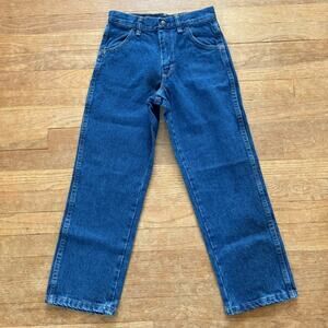 NWT Rustler boys loose dark wash jeans pants size 10R 
b5